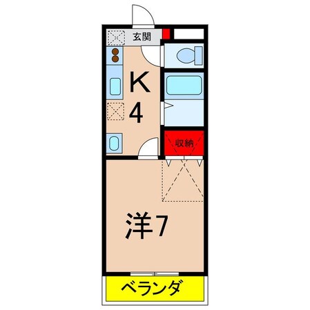 コーポあるばの物件間取画像